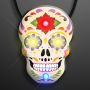 Light Up Day Of The Dead Sugar Skull Necklace