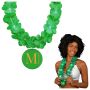 Light Up Green Lei With Medallion