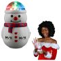 Magic Spin Snowman Light Projector