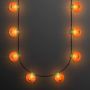 Mid-Size Pumpkin Bulbs LED Necklace