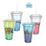 Mood 16 Oz Victory Acrylic Tumbler With Straw Lid, Full