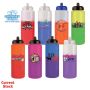Mood 32 Oz Sports Bottle With Push 'n Pull Cap, Full Col