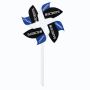 Pinwheel 1 - White Mylar With 7 Inch Diameter Propellers