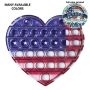 Pop It Fidget Toy - Heart Full Color