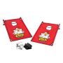 Portable Cornhole, 4 Black & White Bean Bags