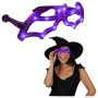Purple Bat Light Up Eyeglasses, No Lens