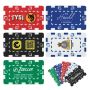 Rectangular Dice Poker Chip Plaque