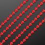 Red Heart Beads Value Necklace Non-Light Up