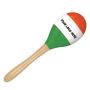 Red, White&green Maracas W/Direct Pad Print On White Stripe