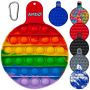 Round Fiddle Popper Silicone Sensory Toy