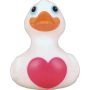 Rubber Big Heart Duck