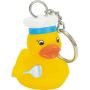 Rubber Chef Duck Key Chain