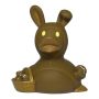 Rubber Chocolate Bunny Duck