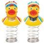 Rubber Indian Chief Duck Bobble