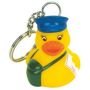 Rubber Mailman Duck Key Chain