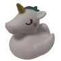 Rubber Mini Unicorn Ducks Squeaky