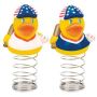 Rubber Patriotic Baseball Duck Bobble