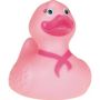 Rubber Pink Ribbon Duck