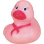 Rubber Pink Ribbon Duck Small