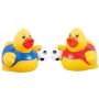 Rubber Soccer Player Duck