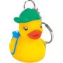 Rubber Student Duck Key Chain