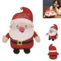 Santa Claus Plush Toy With Logo On Hat