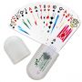 Small Oval Deck Of Cards In Plastic Holder