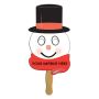 Snowman On Stick - Top Hat