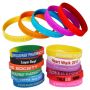 Sprinters Custom Silicone Bracelet - 0.5 Inch