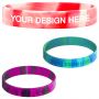 Swirl Color Silicone Wristbands