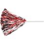 Unimprinted All-Metallic Pom With 10 Inch Straw Handle