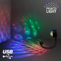 USB Party Light Mini Disco Ball, 9 Settings