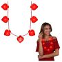 Valentine Hearts String Lights Necklace