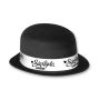 Velour Derby With Custom Printed Band