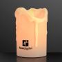 Windproof LED Pillar Candle With Moving Flame