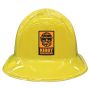 Yellow Plastic Construction Helmet W/Custom Prtd Paper Icon