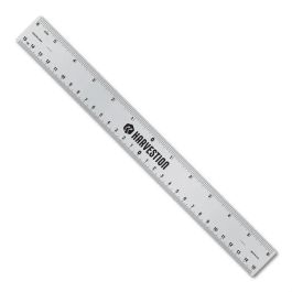 Imprinted Metalphoto 12 Inch Ruler - Center Finding, Aluminum from ...