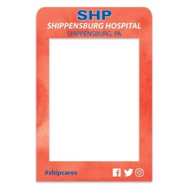 46 Inch H X 42 Inch W Selfie Frame Corrugated Plastic 231772