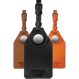 WEEKEND MAX MARA アウトレット●ACCIAIO レザーAirtagケース luggage_tag_with_airtag_holder