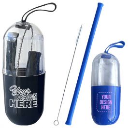 Custom Silicone Straw Kit by Logotech 128817