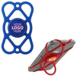 Custom Silicone Wrap With Phone Ring by Logotech 108336