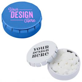 Small Round Clicker Mint Tin 127697