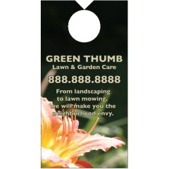 0.015 Inch Plastic 4-Color Process Door Knob Hangers