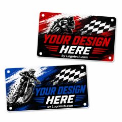 0.024 Inch Polycard Motorcycle License Plate