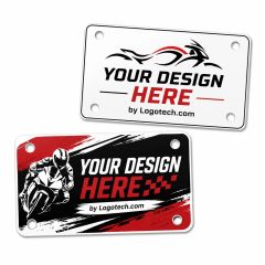 0.035 Inch Hi-Gloss Polyethylene Motorcycle License Plate