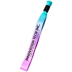 0.50 Inch  Sublimated Event Wristband With Locking Bead