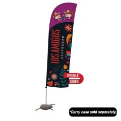 10.5 Ft Value Blade Sail Sign Flag Kit Double-Sided Cross Base