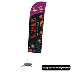10.5 Ft Value Blade Sail Sign Flag Kit Single-Sided Cross Base