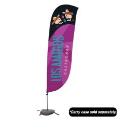 10.5 Ft Value Feather Sail Sign Kit Single-Sided W/ Cross Base