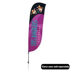 10.5 Ft Value Feather Sail Sign Kit Single-Sided W/ Spike Base